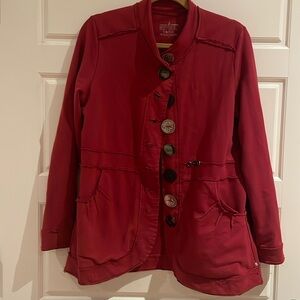 Neon Buddha red cardigan